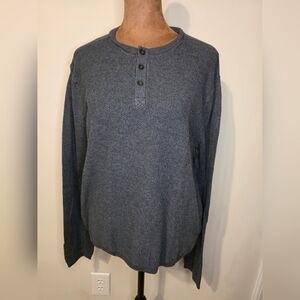 Gray Henley Sweater